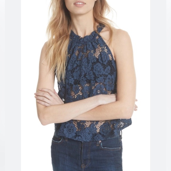 Free People Sweet Meadow Dreams Lace Tank Top - Picture 2 of 12